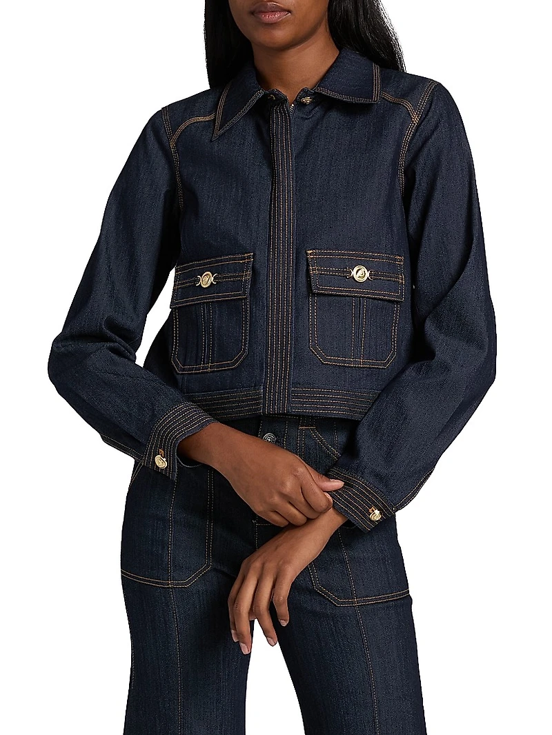 Lydie Boxy-Fit Denim Jacket