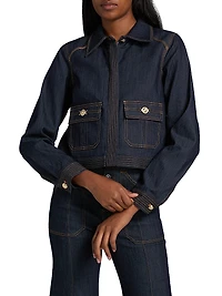 Lydie Boxy-Fit Denim Jacket