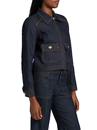 Lydie Boxy-Fit Denim Jacket