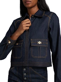 Lydie Boxy-Fit Denim Jacket