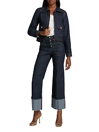 Lydie Boxy-Fit Denim Jacket