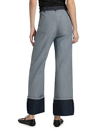 Benji Tipped Wide-Leg Pants