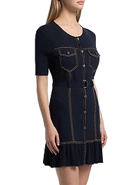 Elisha Belted Cardigan Minidress