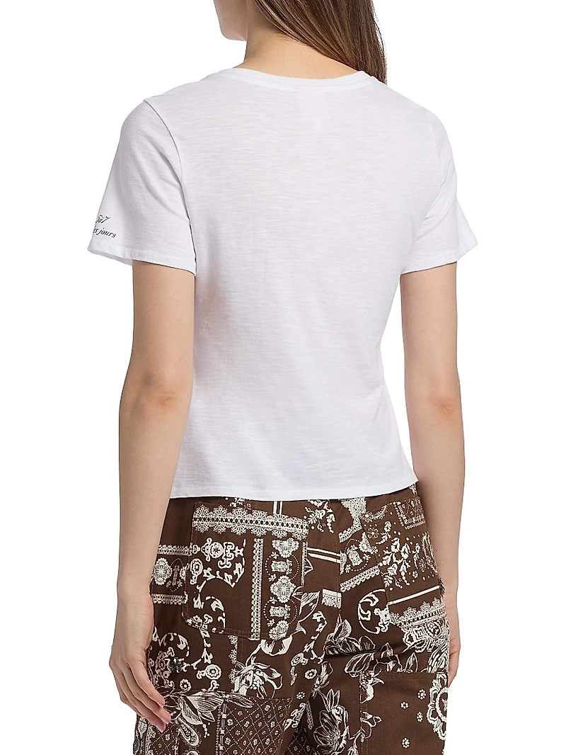 Heatset Bonjour Y'all Graphic Cotton T-Shirt
