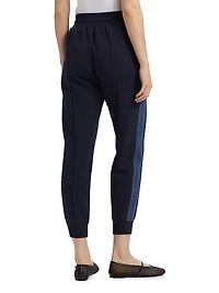 Susan Cotton-Blend Crop Joggers