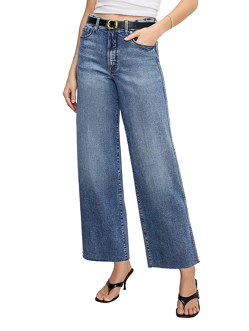 Good Skate Wide-Leg Crop Jeans