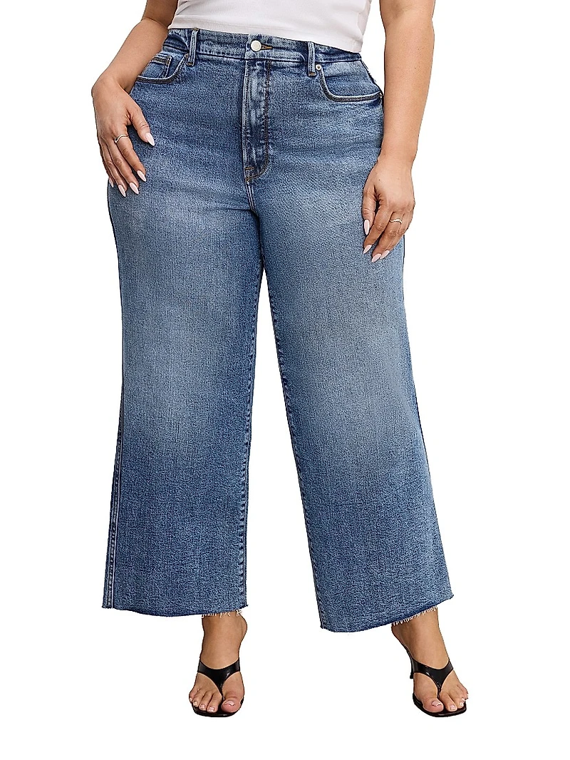 Good Skate Wide-Leg Crop Jeans