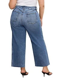Good Skate Wide-Leg Crop Jeans
