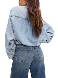 Denim Shirt Jumpsuit