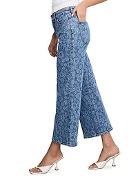 Good Waist High-Rise Cropped Palazzo Jeans