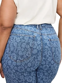 Good Waist High-Rise Cropped Palazzo Jeans