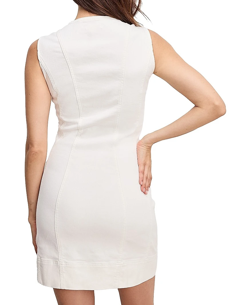 Power Stretch Cotton Minidress