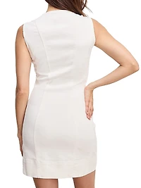 Power Stretch Cotton Minidress