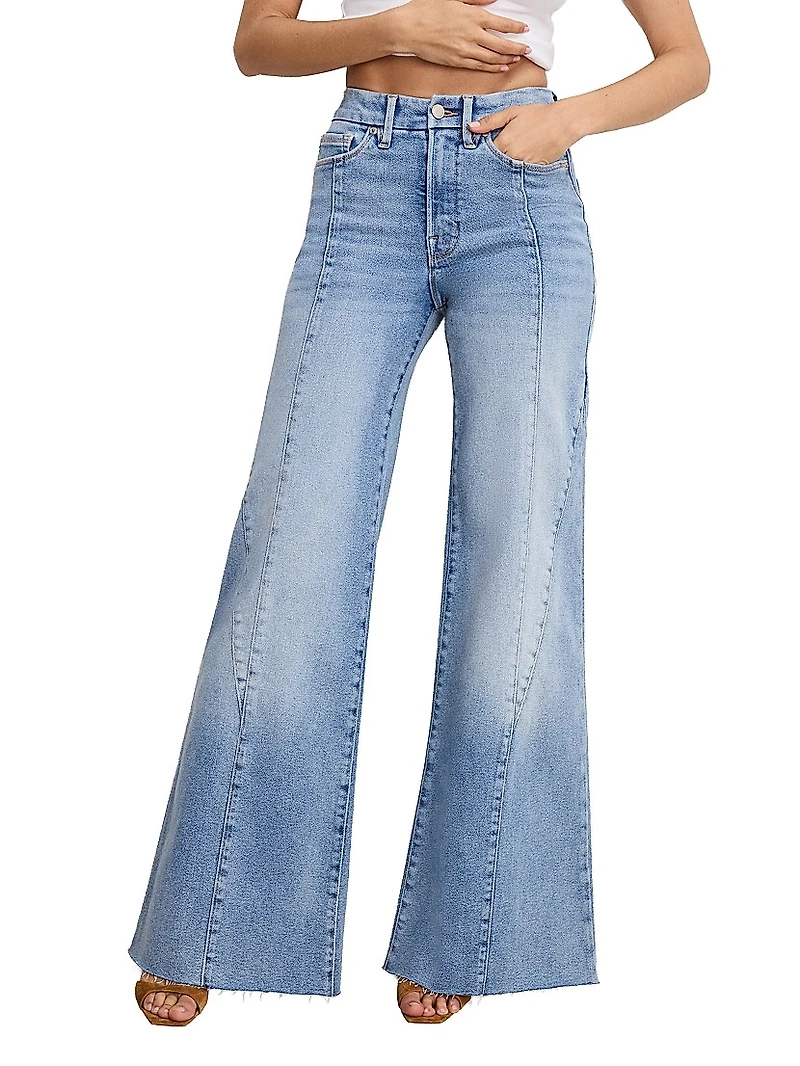 Good Waist High-Rise Palazzo Jeans