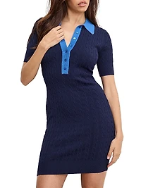 Cable-Knit Minidress
