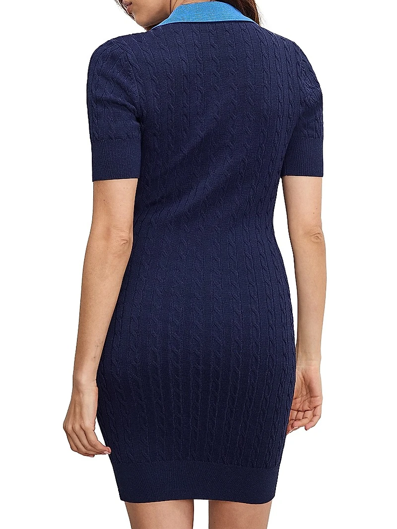 Cable-Knit Minidress