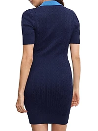 Cable-Knit Minidress