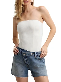 Sculpting Corset Strapless Crystal Bodysuit