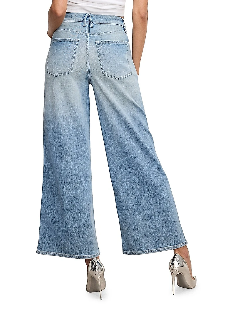 Good Skate High-Rise Wide Cropped Jeans