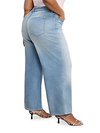 Good Skate High-Rise Wide Cropped Jeans