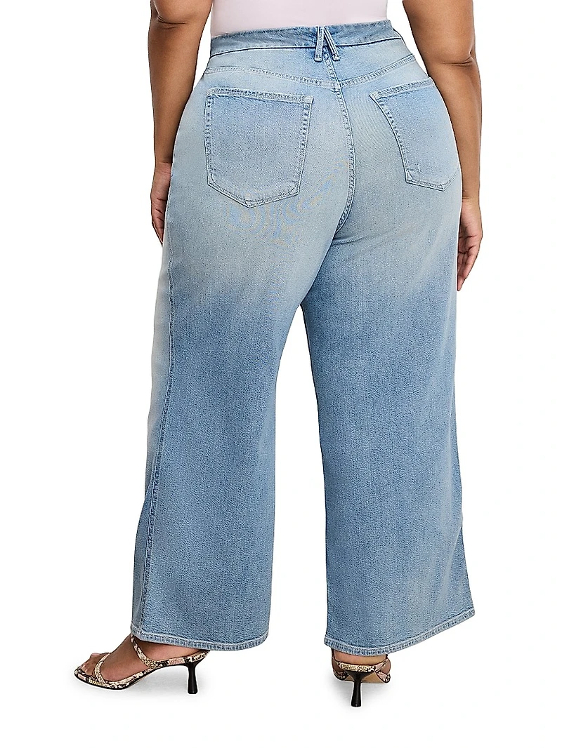 Good Skate High-Rise Wide Cropped Jeans