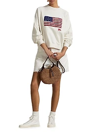 Flag Cotton Sweatshirt