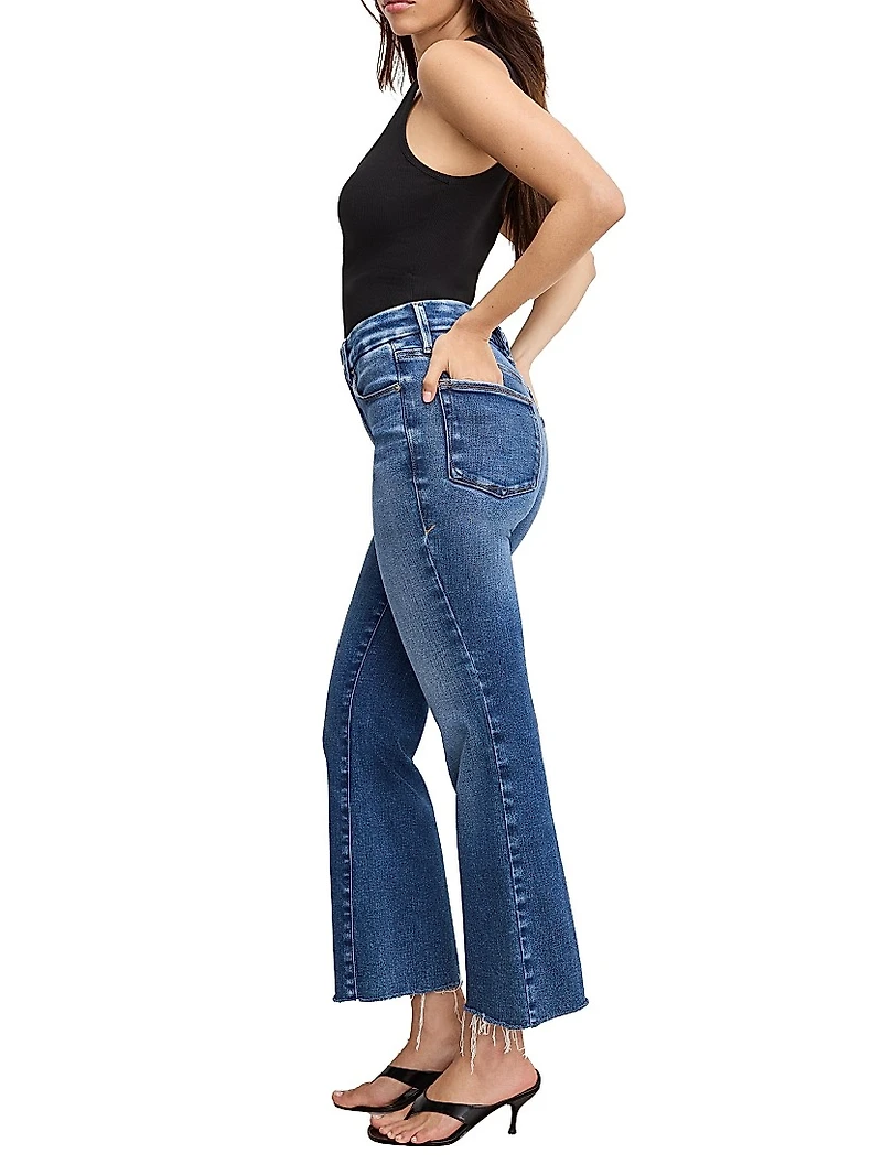Soft Tech Good Legs Crop Mini Boot Jeans
