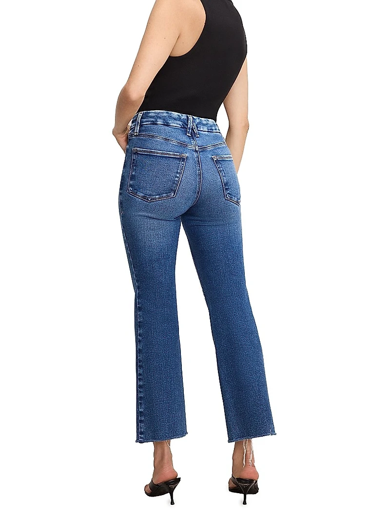 Soft Tech Good Legs Crop Mini Boot Jeans