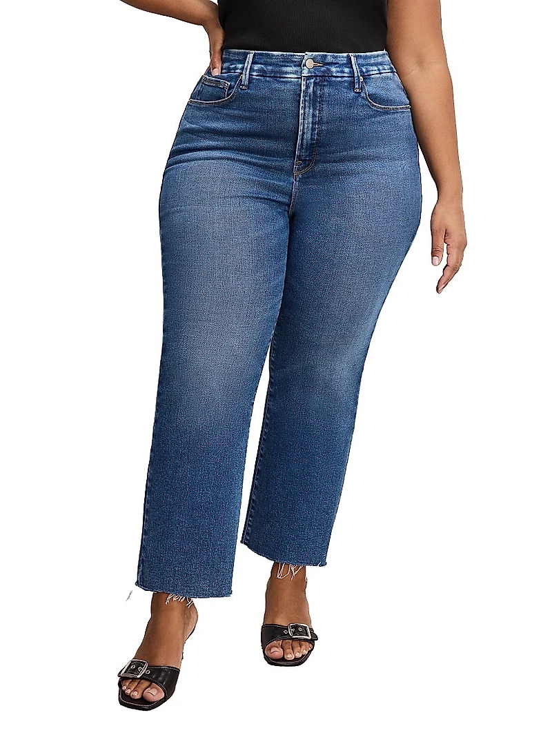 Soft Tech Good Legs Crop Mini Boot Jeans