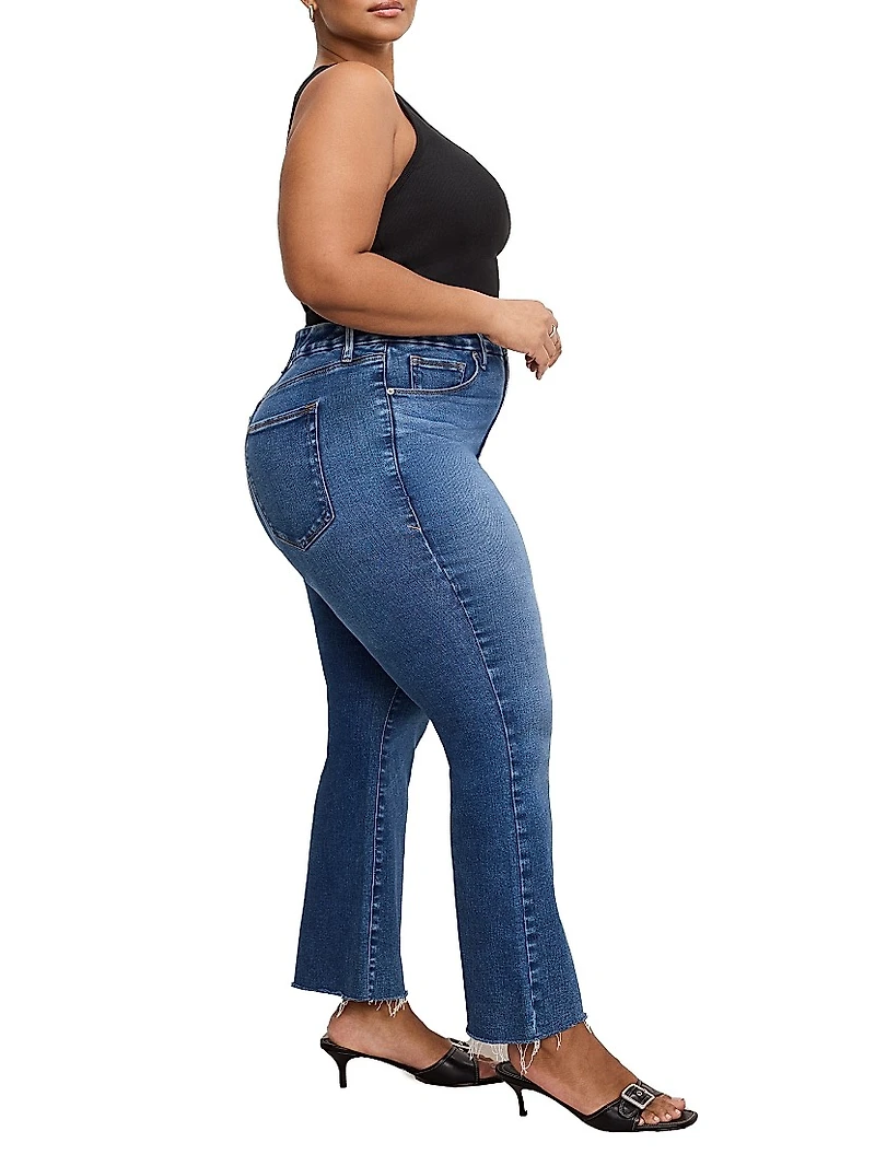Soft Tech Good Legs Crop Mini Boot Jeans