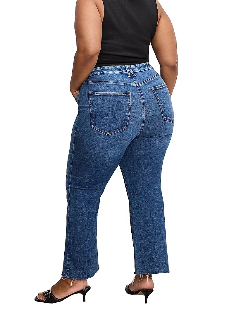Soft Tech Good Legs Crop Mini Boot Jeans