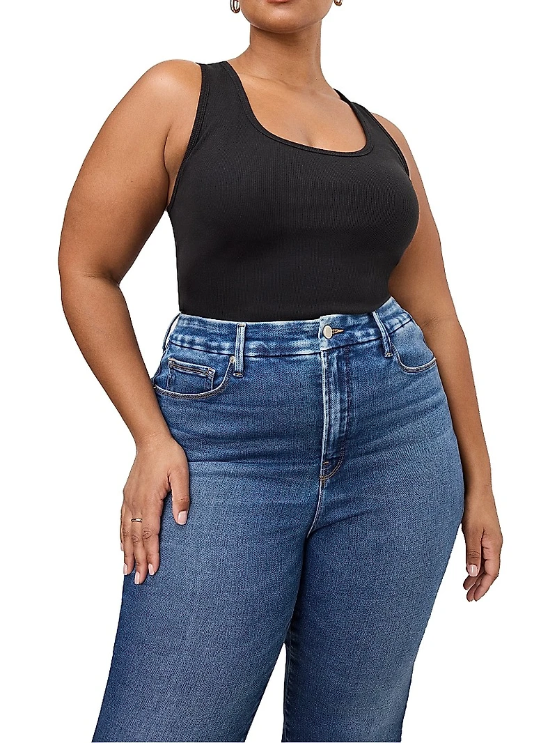 Soft Tech Good Legs Crop Mini Boot Jeans