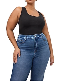 Soft Tech Good Legs Crop Mini Boot Jeans