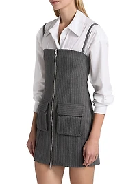 Soft Stretch Ponte Minidress