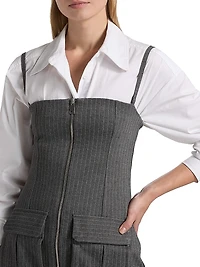 Soft Stretch Ponte Minidress