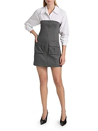 Soft Stretch Ponte Minidress