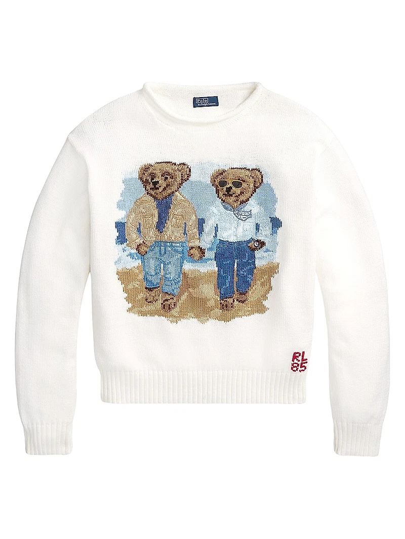 The Ralph & Ricky Bear Cotton Sweater