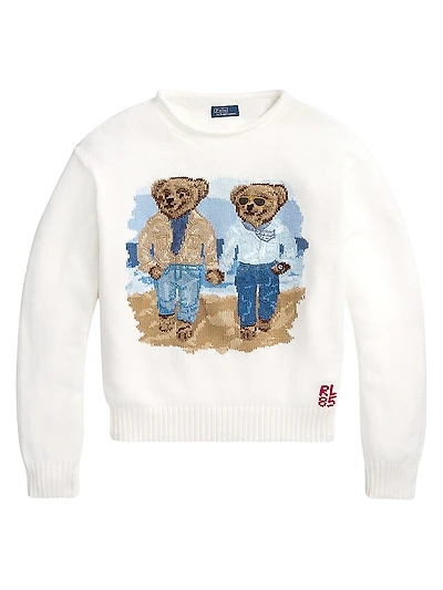 The Ralph & Ricky Bear Cotton Sweater