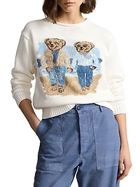 The Ralph & Ricky Bear Cotton Sweater
