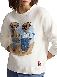 The Ralph & Ricky Bear Cotton Sweater