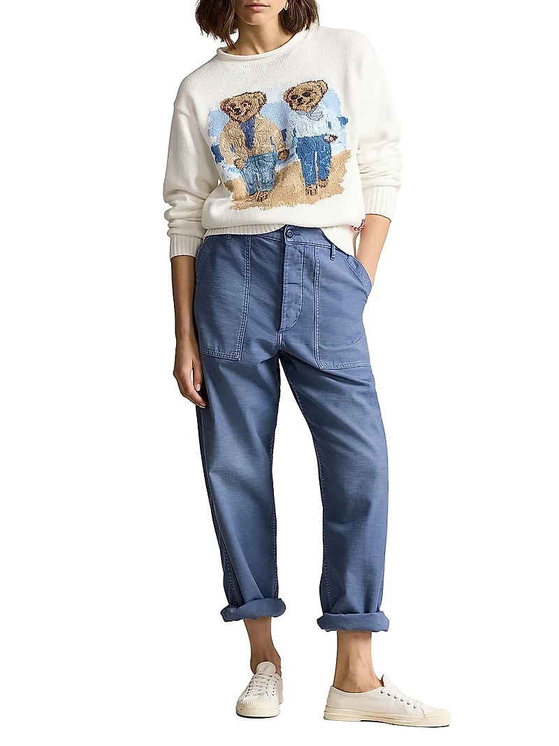 The Ralph & Ricky Bear Cotton Sweater