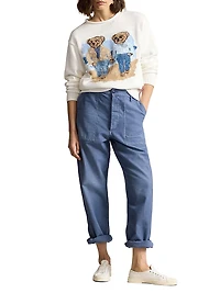 The Ralph & Ricky Bear Cotton Sweater