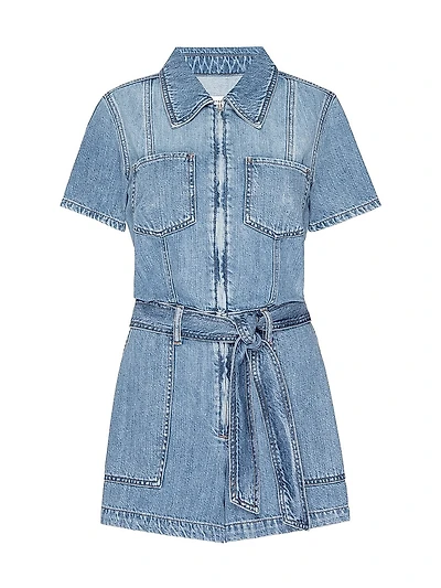 Fit for Success Lite Linen Denim Romper