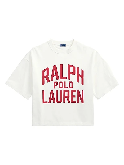 Logo Cotton Jersey Crewneck T-Shirt