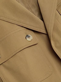 The Utility Stretch Cotton Minidress