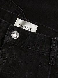 The Pleated Denim Miniskirt