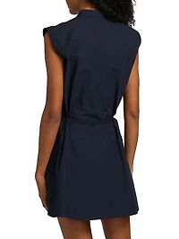 The Safari Cotton A-Line Minidress