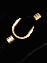 Rhiannon Velvet Belted One-Piece Swimsuit