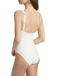 Coco Wire-Front One-Piece Swimsuit