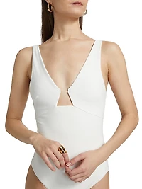 Coco Wire-Front One-Piece Swimsuit
